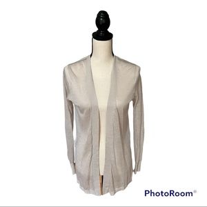 LOFT | Lightweight Cream Cardigan Perfect for Layering Size XS